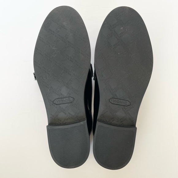 NEW Vionic Reagan Black Patent Mules Size 6.5 - Picture 11 of 12